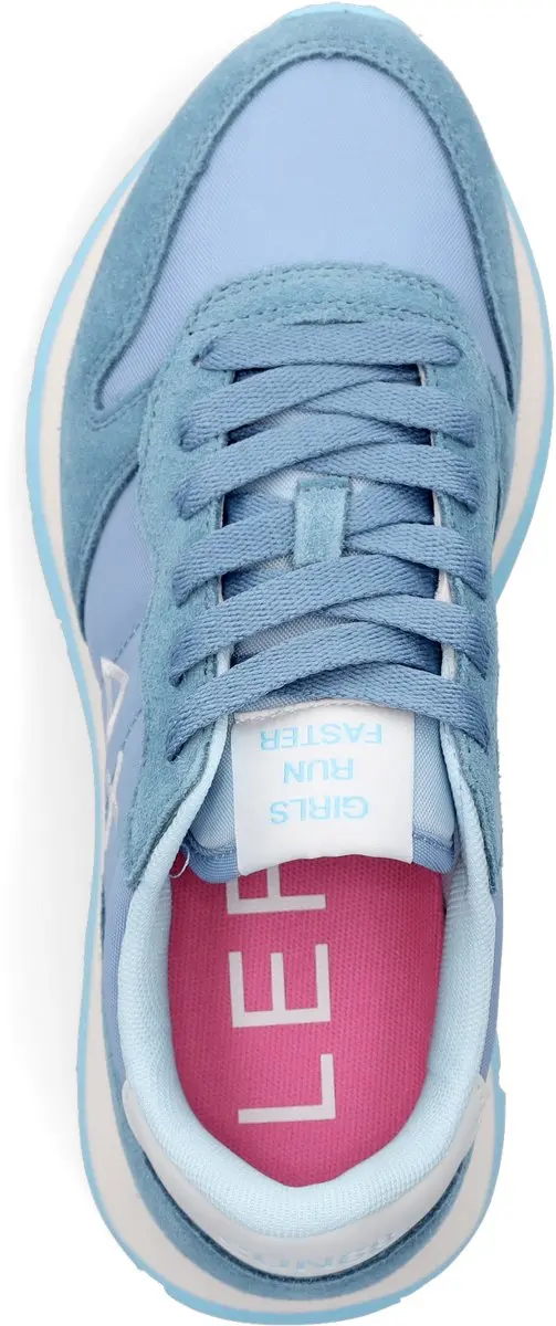 Sun68 Ally Solid Nylon Dames Sneakers - Blauw Licht - Maat 37 - afbeelding 5 van 6