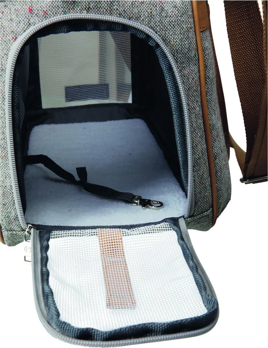 Trixie Tas Helen - Hondendraagtas - 28x19x40 cm Grijs