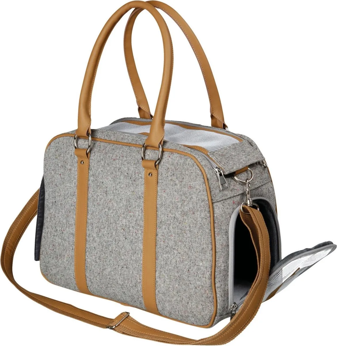 Trixie Tas Helen - Hondendraagtas - 28x19x40 cm Grijs