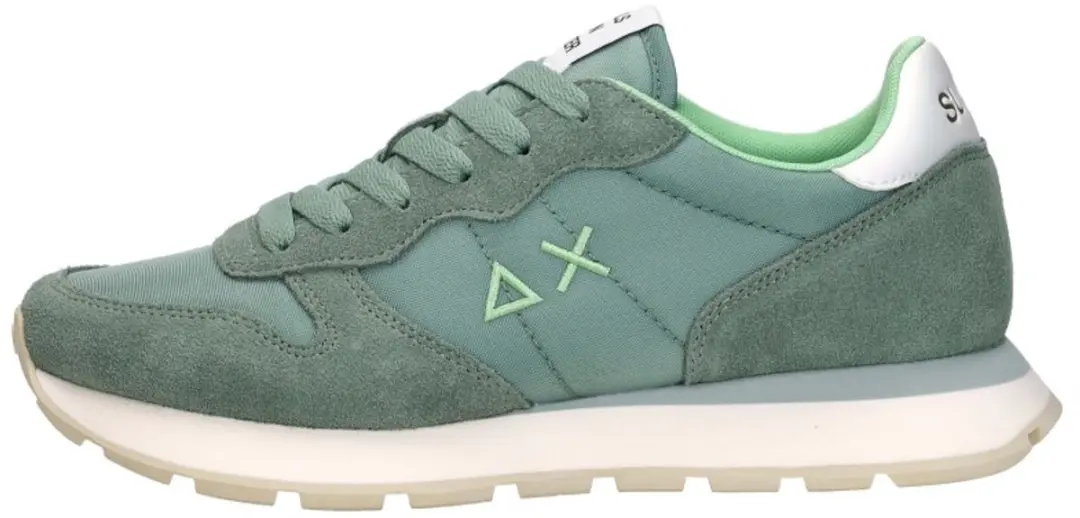 Sun 68 Ally Solid Nylon Sneakers - Dames - Groen - Maat:42 - afbeelding 2 van 6