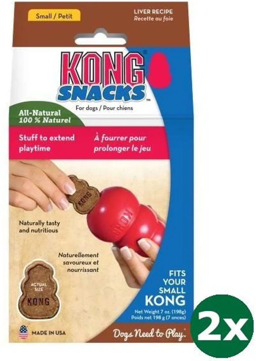 KONG Snacks Lever 2x198g