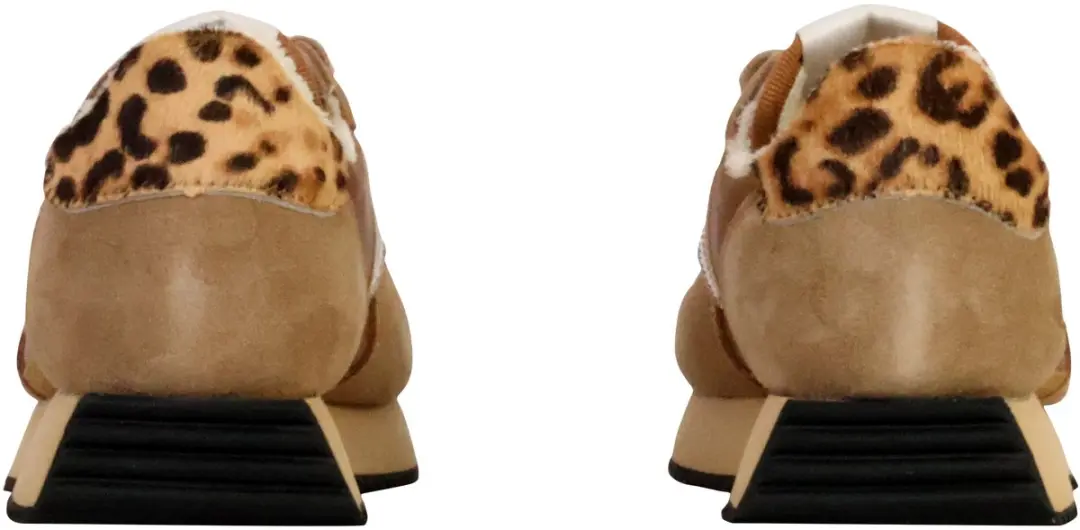 Metallische nylon sneakers met gespleten leer voor dames Victoria Cosmos - afbeelding 4 van 6