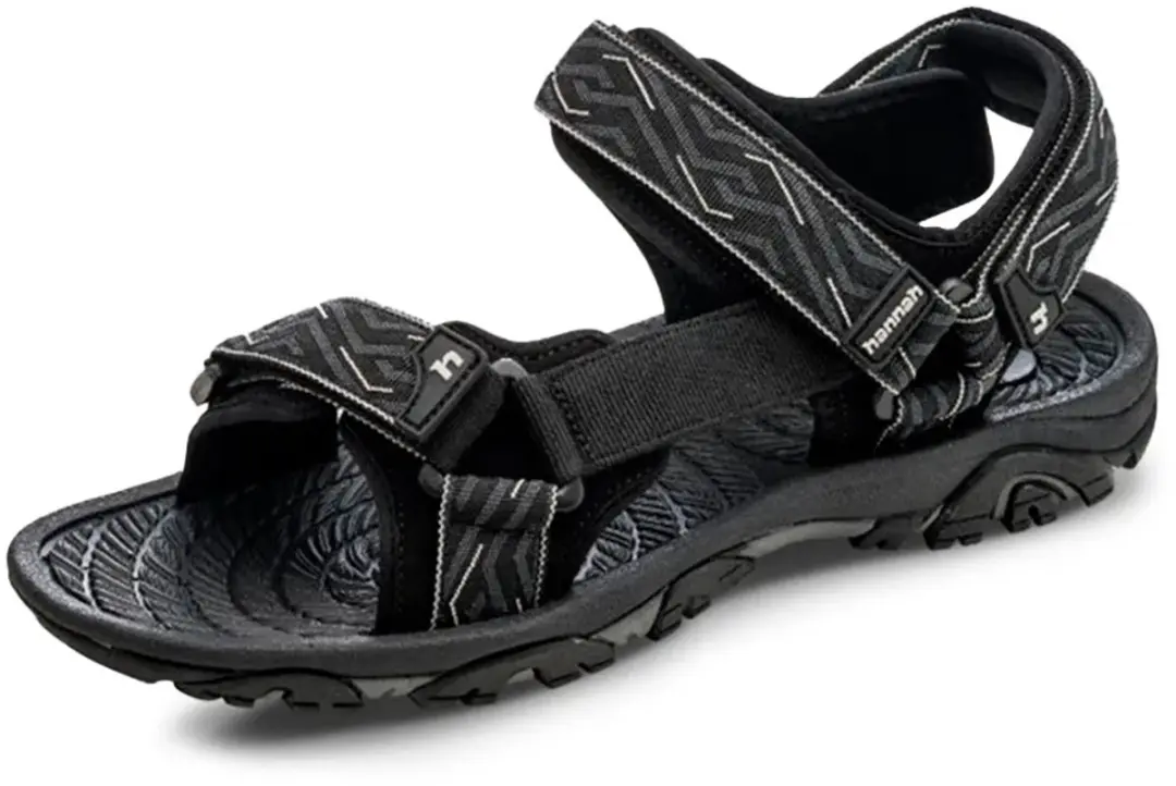 Hannah Belt Sandalen 44 - Zwart/Grijs - afbeelding 2 van 2