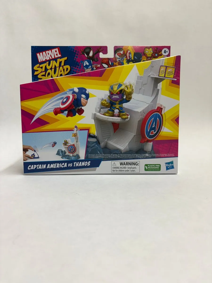 Marvel Stunt Squad Captain America vs Thanos F7059