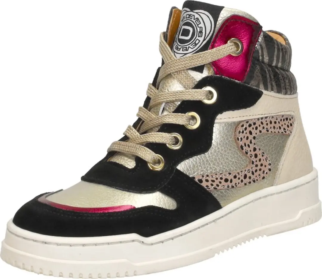 Develab Veterschoen hoog Veterschoen hoog - Goudkleur - Maat 32 - afbeelding 4 van 6