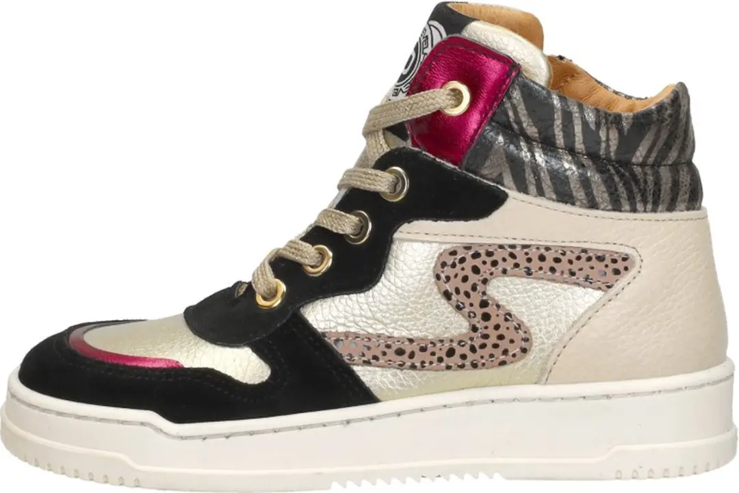 Develab Veterschoen hoog Veterschoen hoog - Goudkleur - Maat 32 - afbeelding 3 van 6