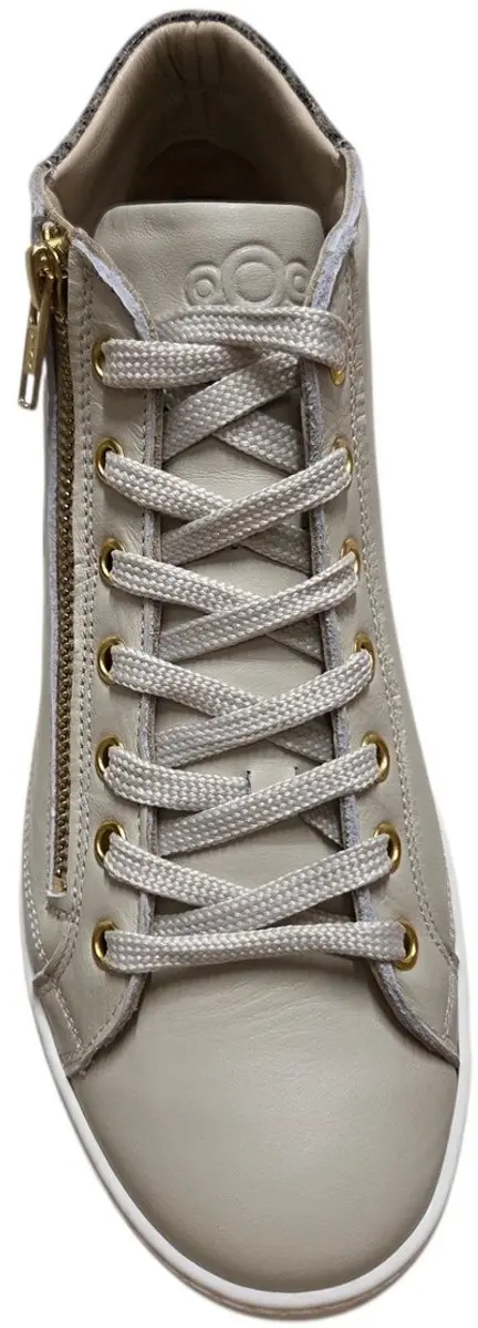 AQA Shoes A8856 Hoge sneakers - Wit/beige - afbeelding 2 van 6