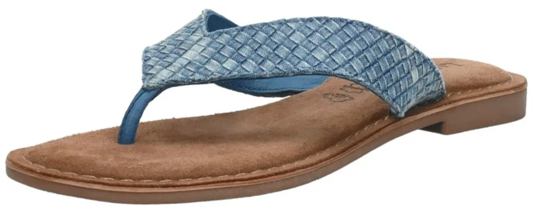 Lazamani - Vera Dames Slippers Denim - Maat 38 - afbeelding 4 van 6