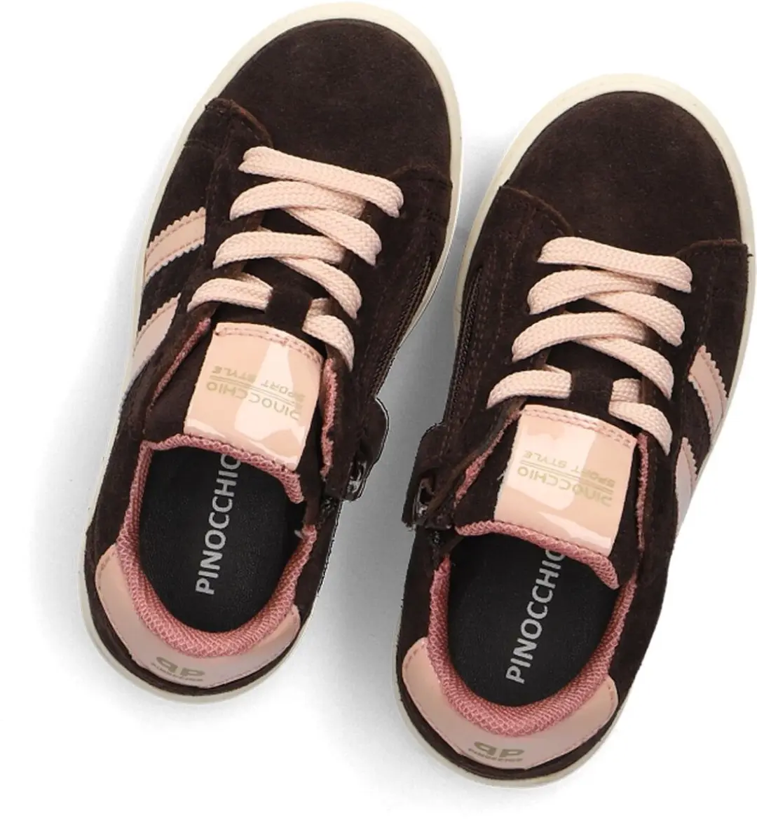 Pinocchio P1811 Sneakers Meisjes Bruin Maat 25 - afbeelding 2 van 6