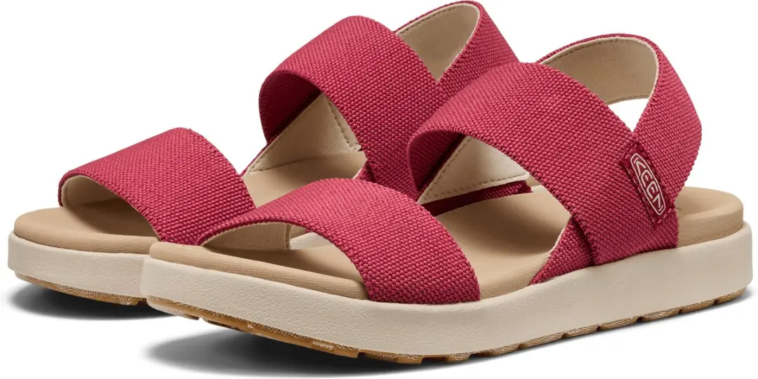 Keen Elle Backstrap Dames Sandalen - Garnet/Birch - Maat 40 - afbeelding 2 van 6
