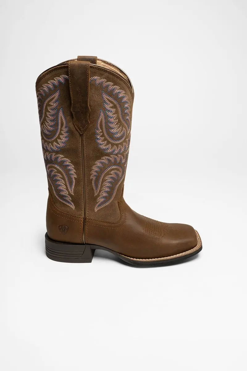 Ariat Cattle Caite Westernlaarzen Dames - Bruin 38 - afbeelding 4 van 6