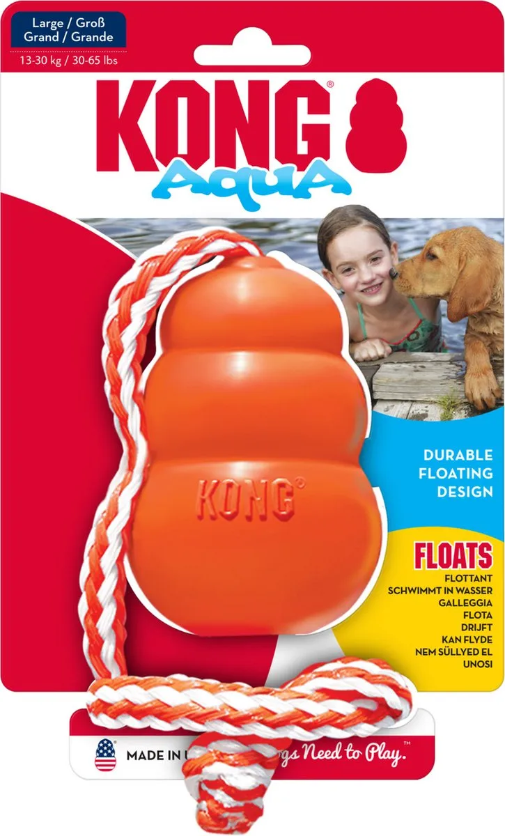 KONG Cool Blauw/Wit Large - 1 Stuk