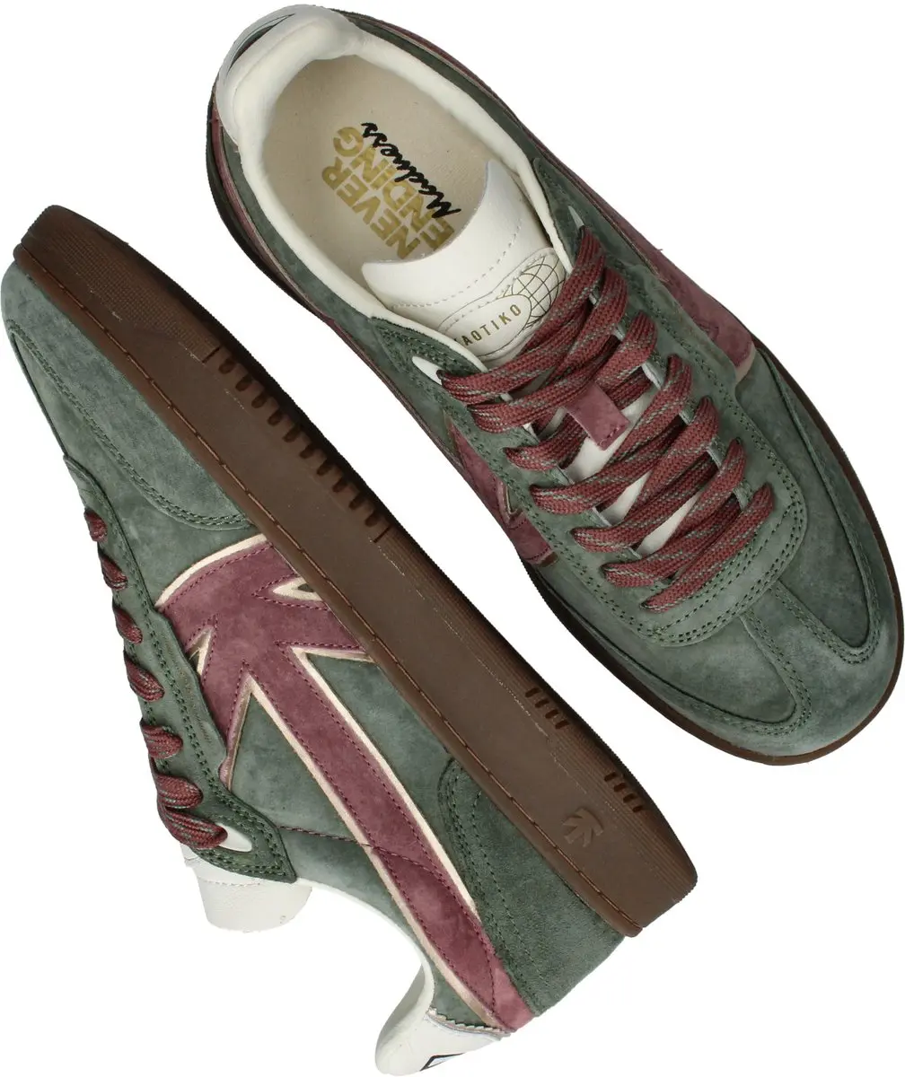 Kaotiko Boston V Lage Dames Sneakers - Groen - afbeelding 6 van 6
