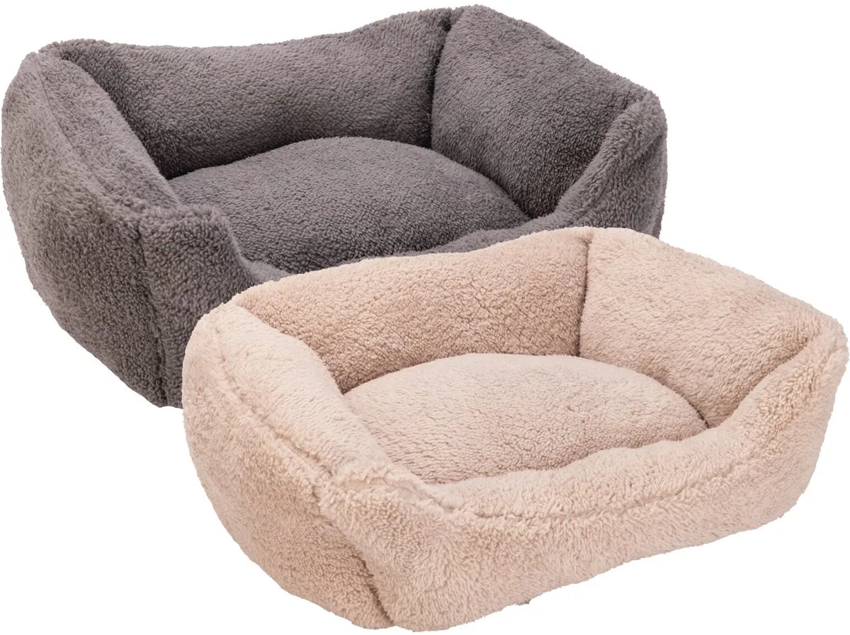 Beeztees Pluche Ligbed Kadi - Beige