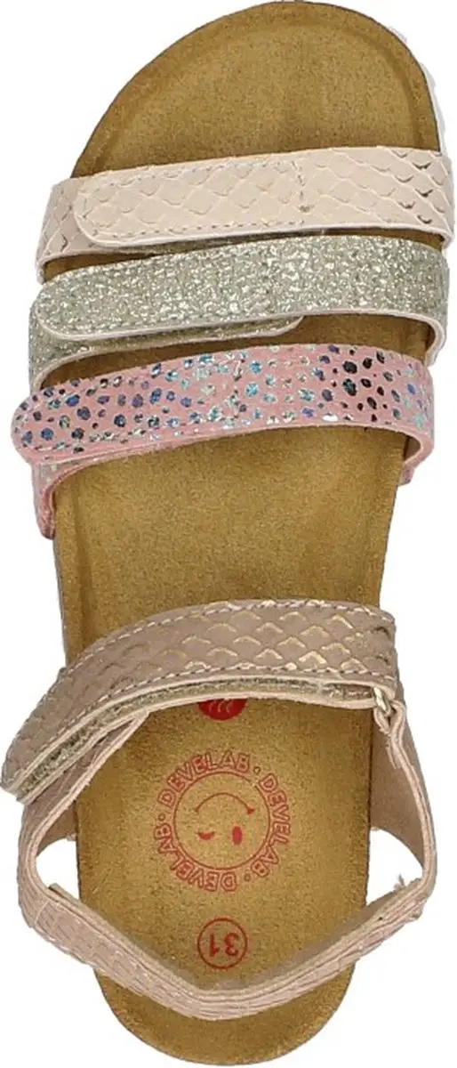 Develab 48342 Sandalen - Meisjes - Beige - Maat 27 - afbeelding 4 van 6