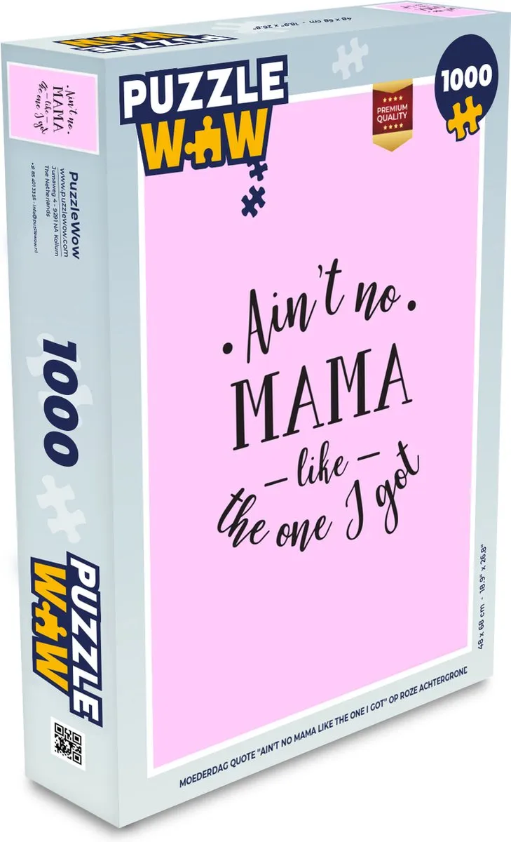 PuzzleWow Moederdag Legpuzzel 1000 Stuks