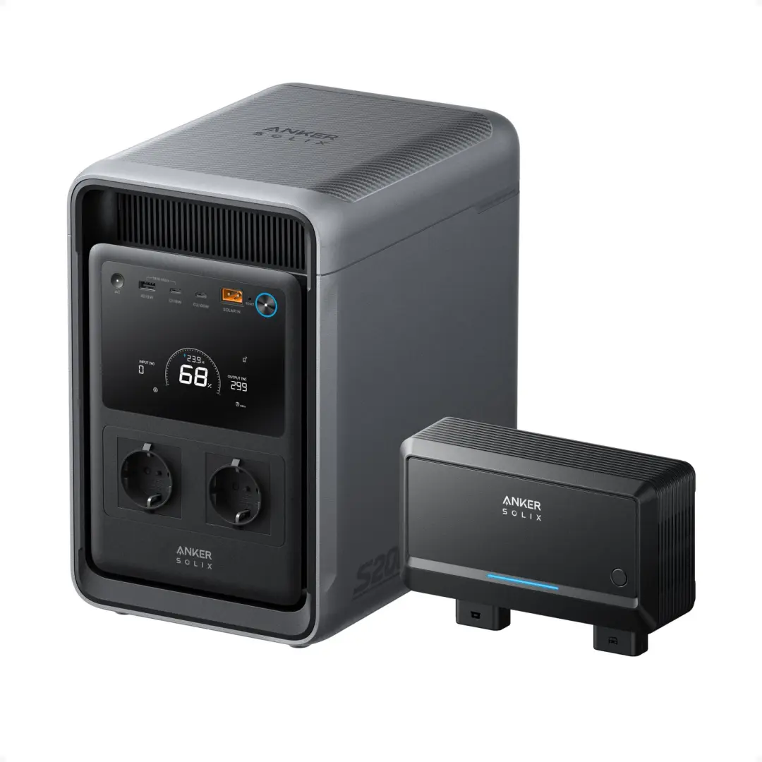 Anker SOLIX S2000 draagbare powerstation en dynamolader
