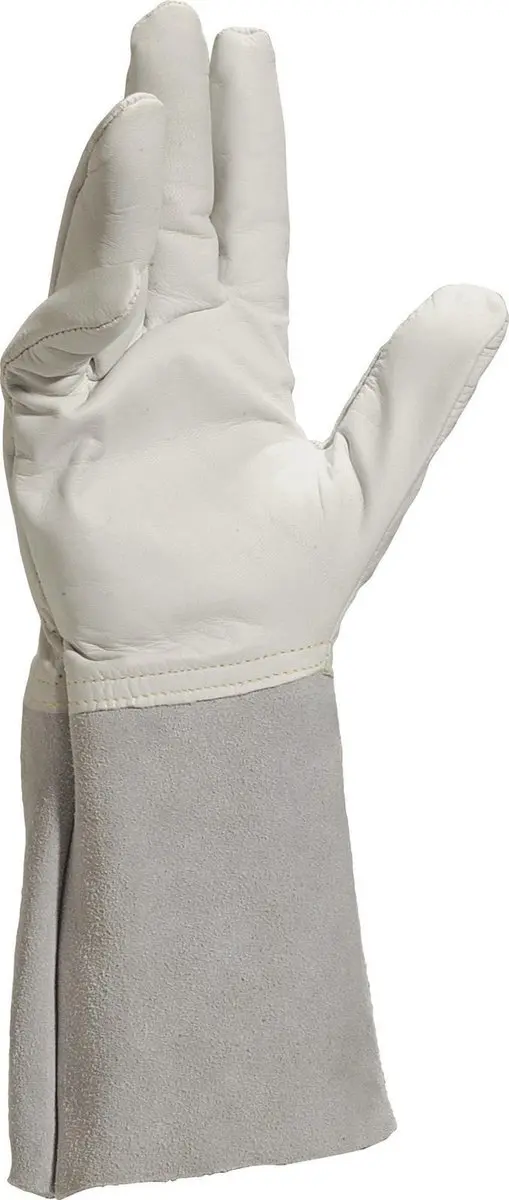 Delta Plus Geitenlederen Lashandschoen Kevlar M9 35cm Grijs - afbeelding 2 van 2
