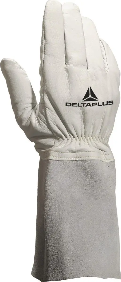 Delta Plus Geitenlederen Lashandschoen Kevlar M9 35cm Grijs