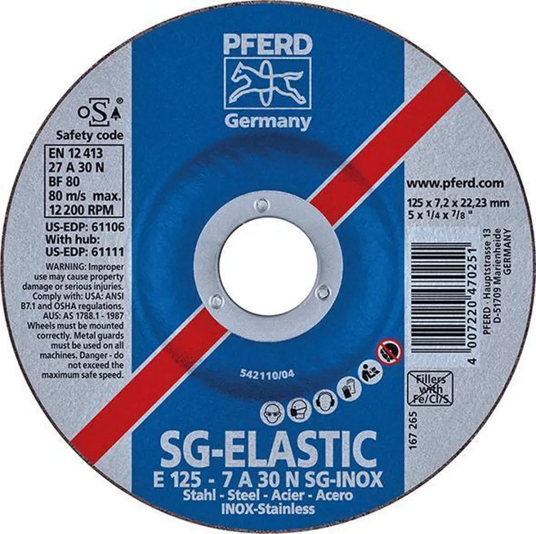 Pferd SG Inox Afbraamschijf 62212623