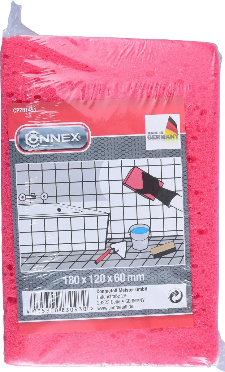 Connex Tegelspons Roze 180mm - afbeelding 2 van 3