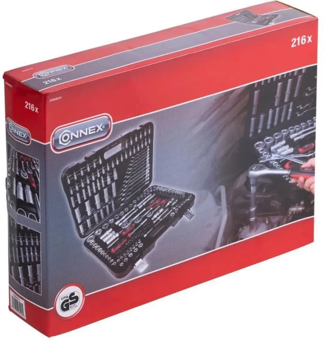 CONNEX 580216 dop-steek-ring- sleutelset