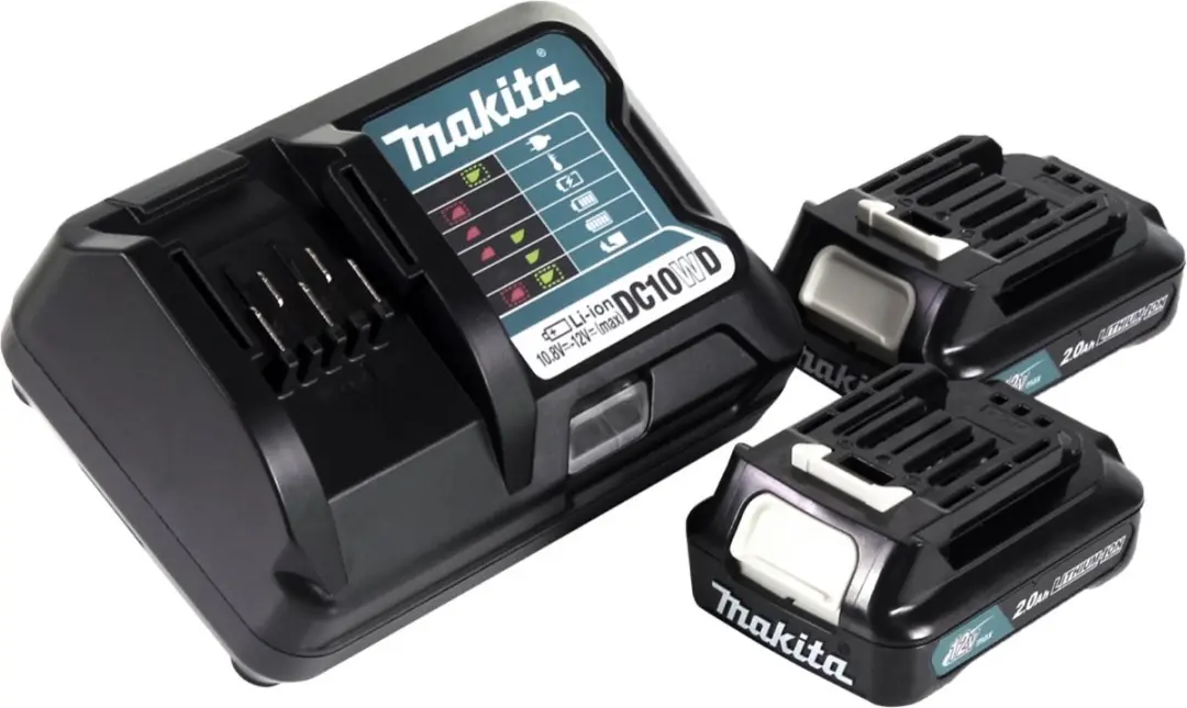 Makita WR 100 DWA accuschroevendraaier 12V 47,5Nm - 2x 2,0Ah + lader - afbeelding 4 van 5