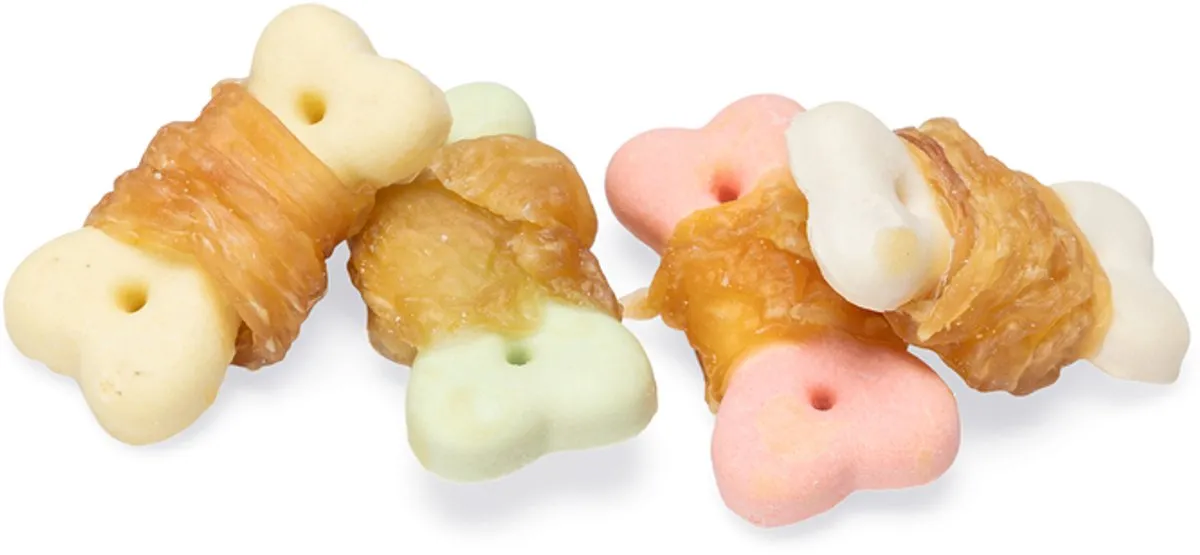 Beeztees Tasty Treats Cookie Wraps Kip - Mini Hondensnacks 400g - afbeelding 6 van 6