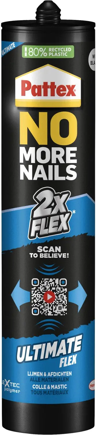 Pattex No More Nails 2x Flex 390gr
