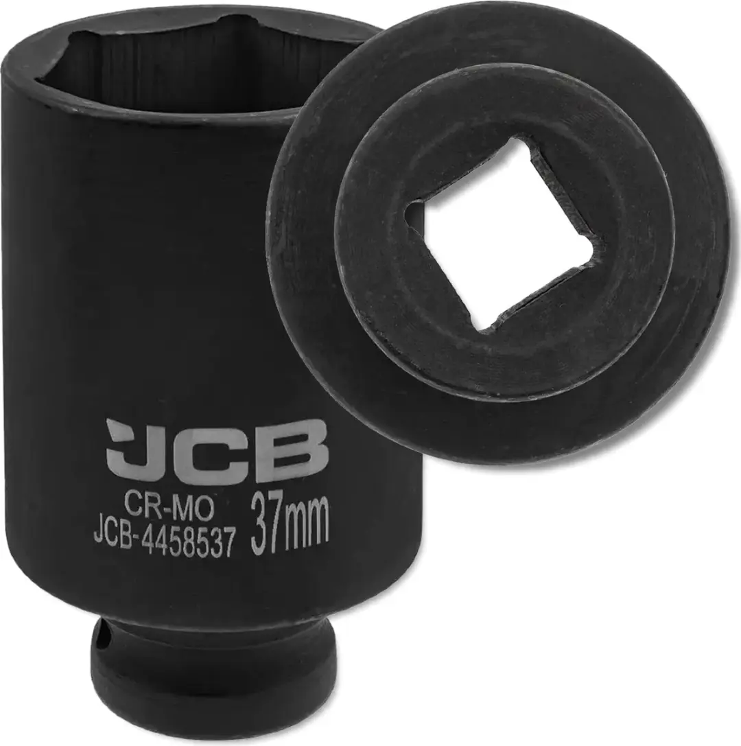 JCB Slagdoppen 1/2" 37mm 6-kant Lang