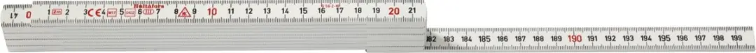 Atlas 1602020 Duimstok 2m Wit - afbeelding 5 van 6