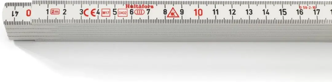 Atlas 1602020 Duimstok 2m Wit - afbeelding 2 van 6