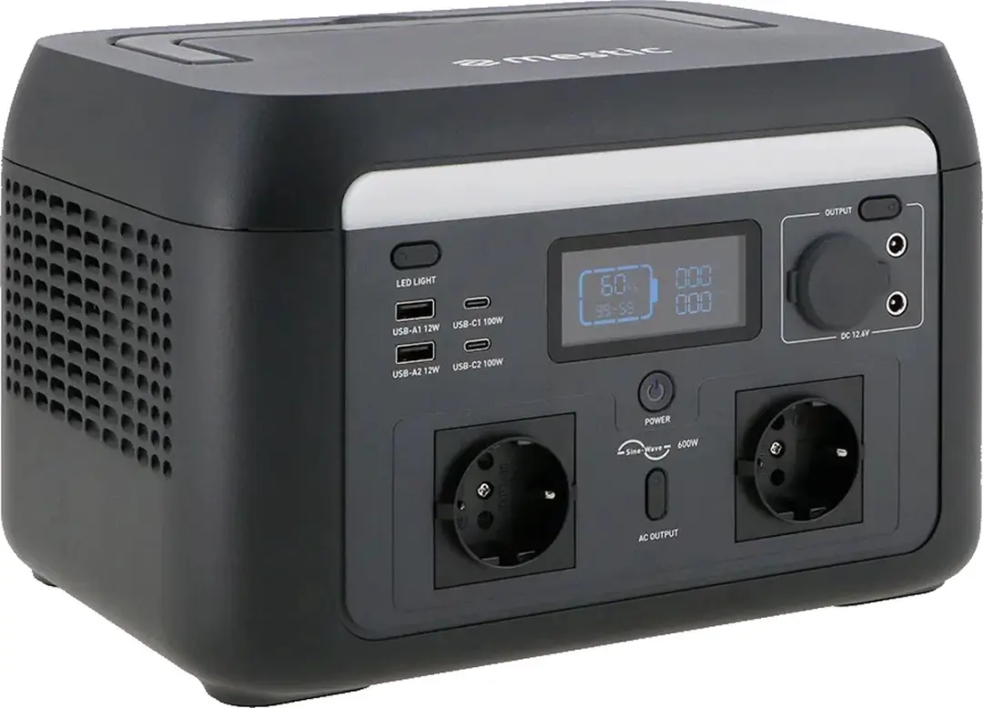 Mestic MPS-600 Power Station 512Wh - afbeelding 2 van 6