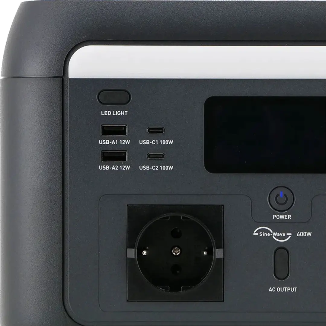 Mestic MPS-600 Power Station 512Wh - afbeelding 3 van 6