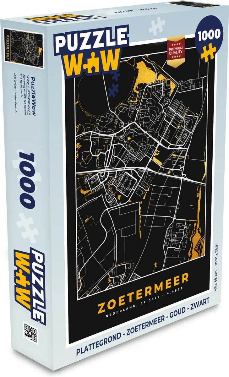 PuzzleWow Zoetermeer Legpuzzel 1000 Stuks