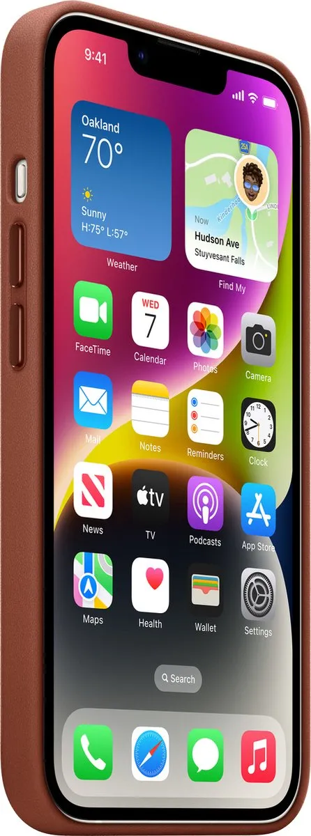 Apple MagSafe Leren Hoesje iPhone 14 - Omber