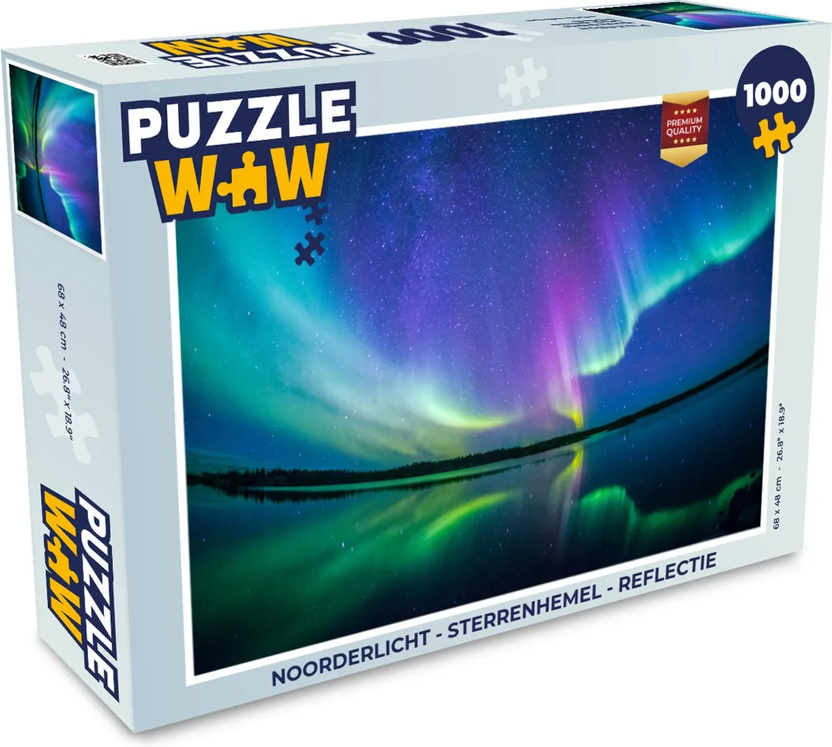 PuzzleWow Noorderlicht Legpuzzel 1000 Stuks