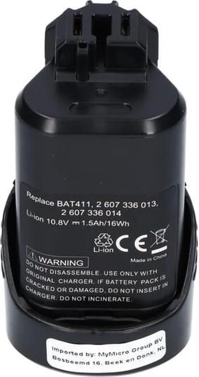 Yanec Gereedschap Accu 10.8V 1.5Ah Li-ion Voor Bosch Insteek