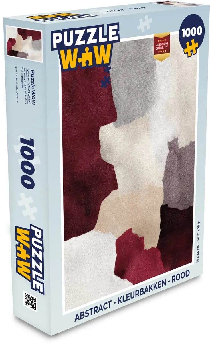 PuzzleWow Abstract Legpuzzel 1000 Stuks