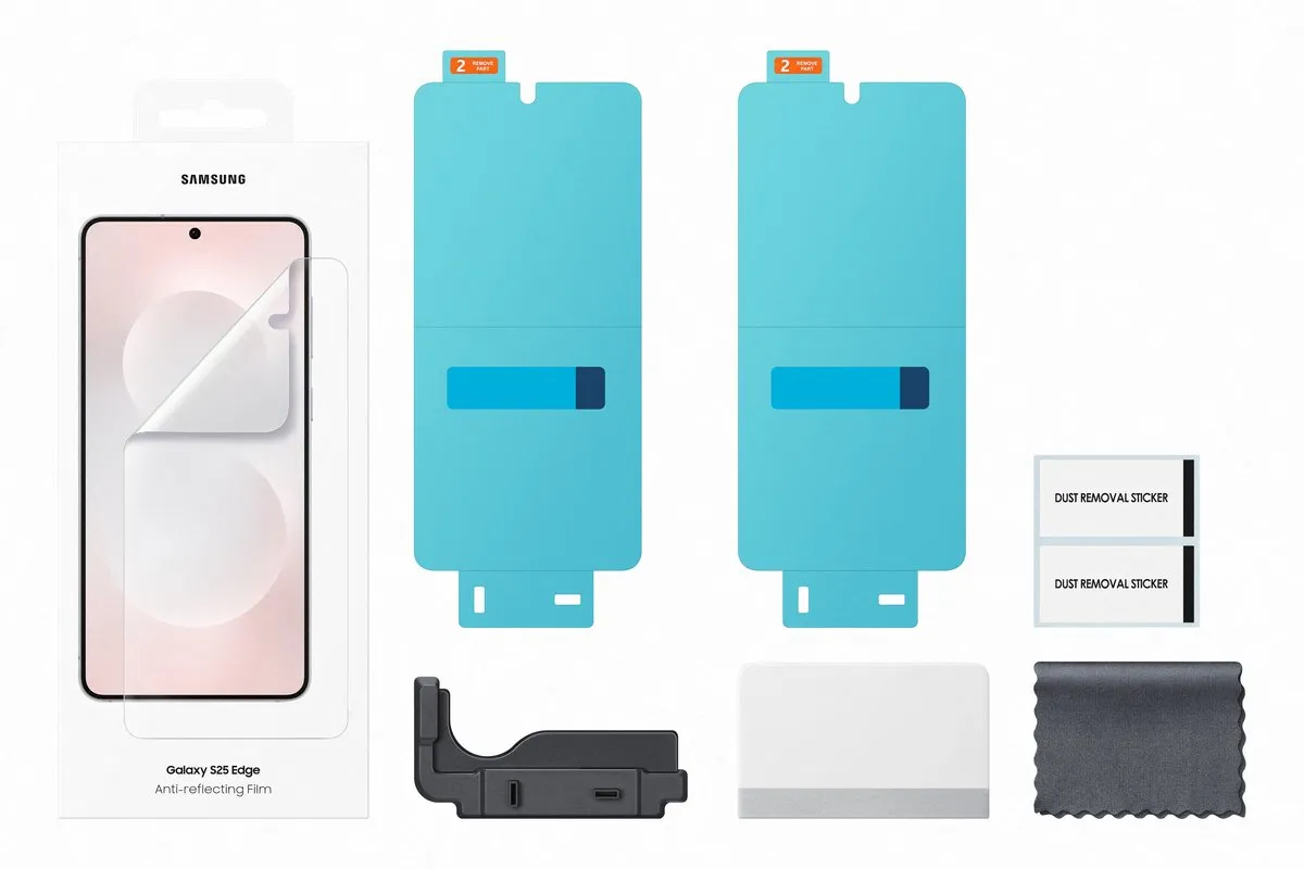 Samsung Galaxy S25 Edge Screenprotector Anti-Reflecting - 2 Stuks