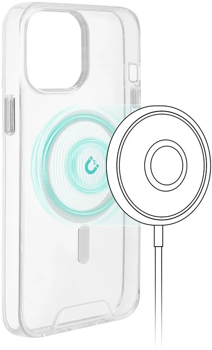 Hama MagCase Safety Cover iPhone 12 Pro Max - Transparant - afbeelding 4 van 6