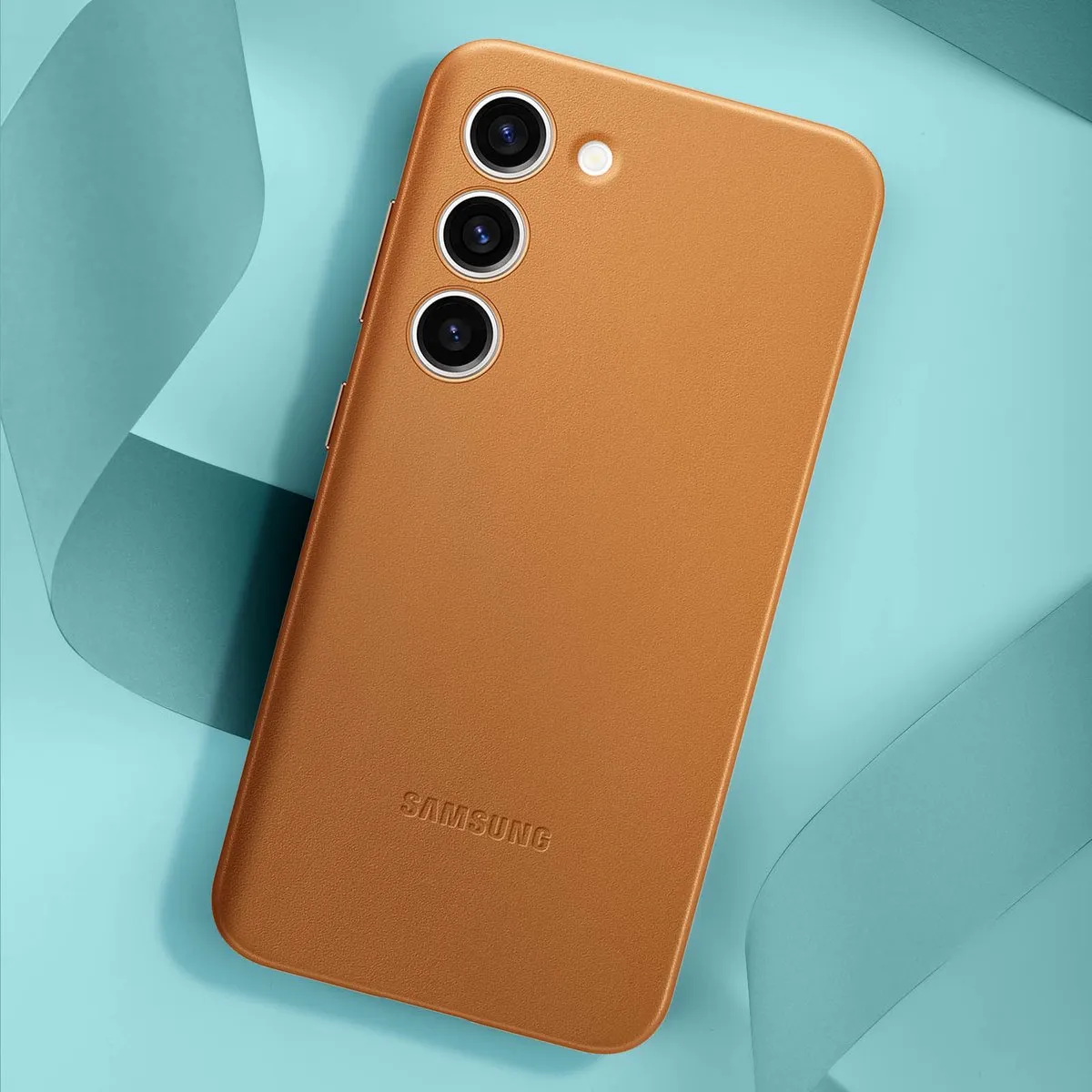 Samsung Leather Cover EF-VS916LAEGWW - Oranje - afbeelding 6 van 6