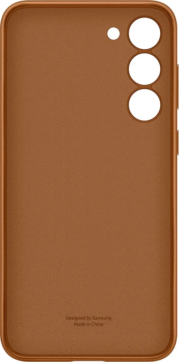 Samsung Leather Cover EF-VS916LAEGWW - Oranje