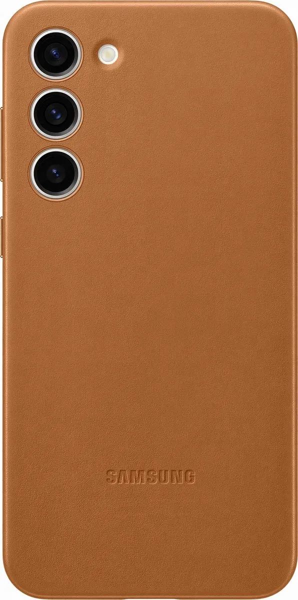 Samsung Leather Cover EF-VS916LAEGWW - Oranje