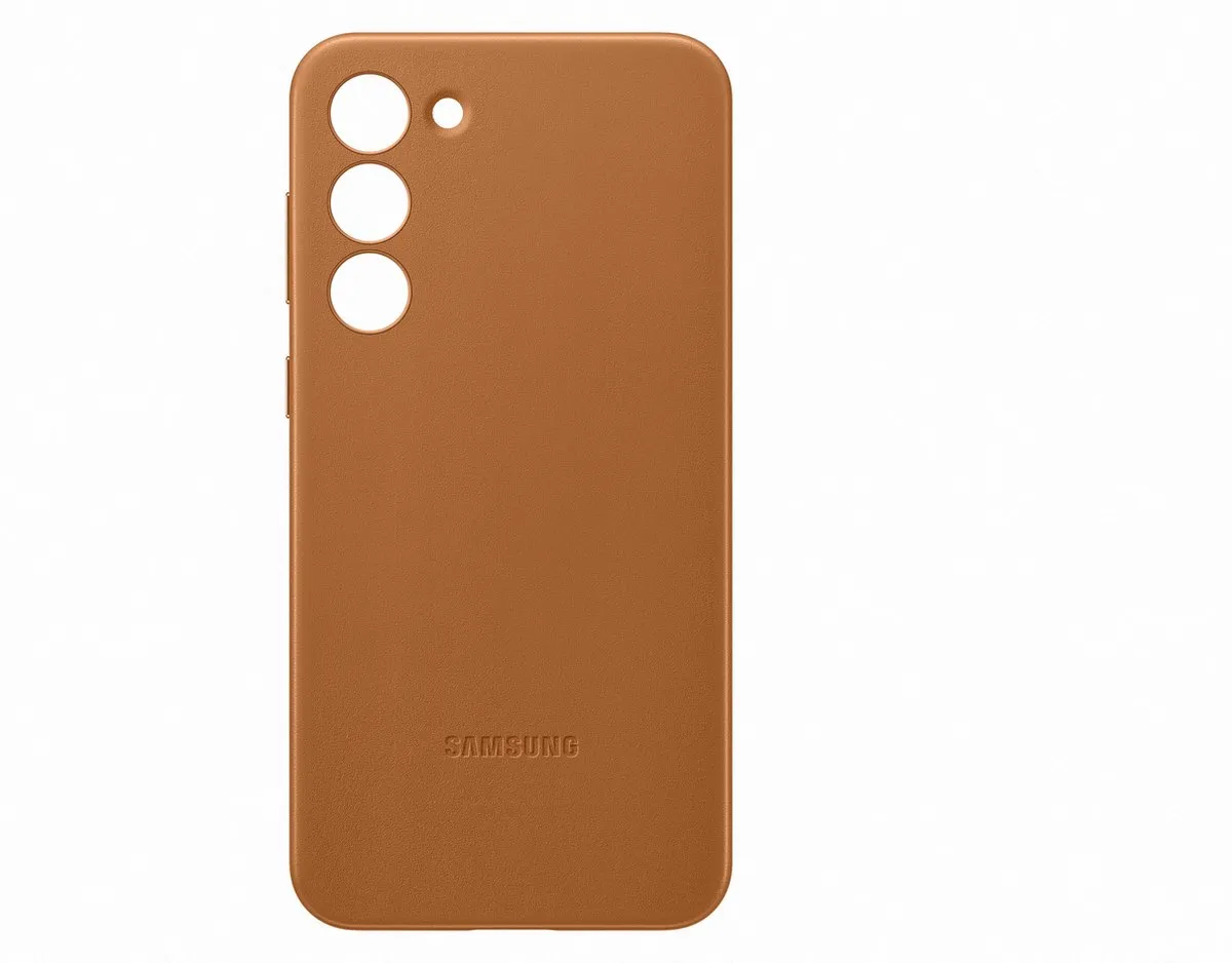 Samsung Leather Cover EF-VS916LAEGWW - Oranje