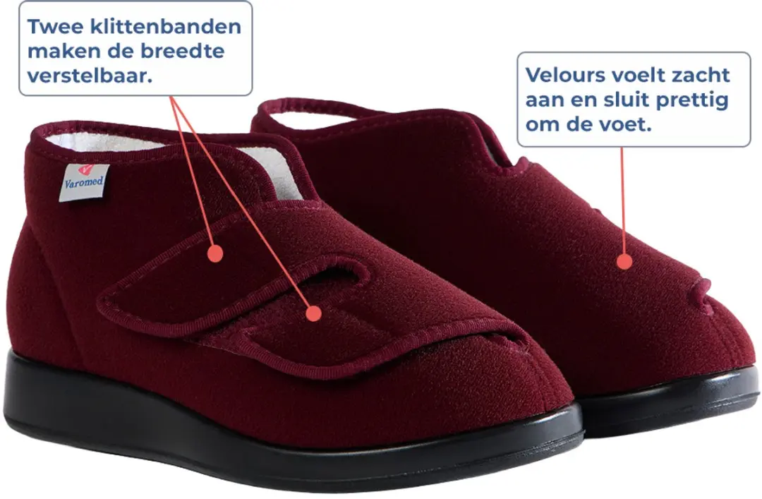 Verbandschoenen- Varomed Genua - diverse kleuren - CE gecertificeerd hulpmiddel - afbeelding 2 van 6