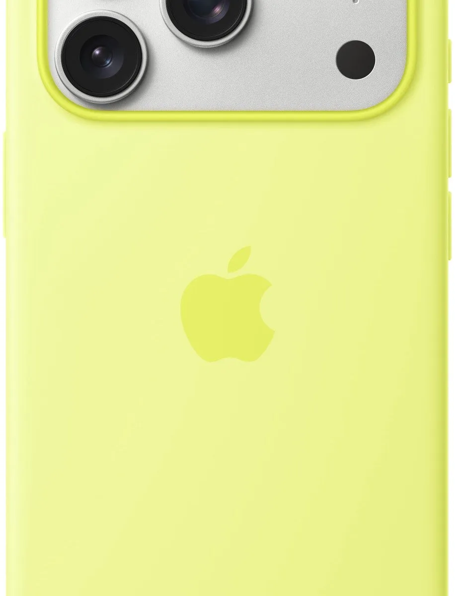 Apple iPhone 17 Pro Siliconenhoesje MGFF4ZM/A - Neongeel