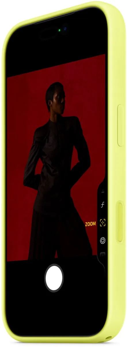 Apple iPhone 17 Pro Siliconenhoesje MGFF4ZM/A - Neongeel