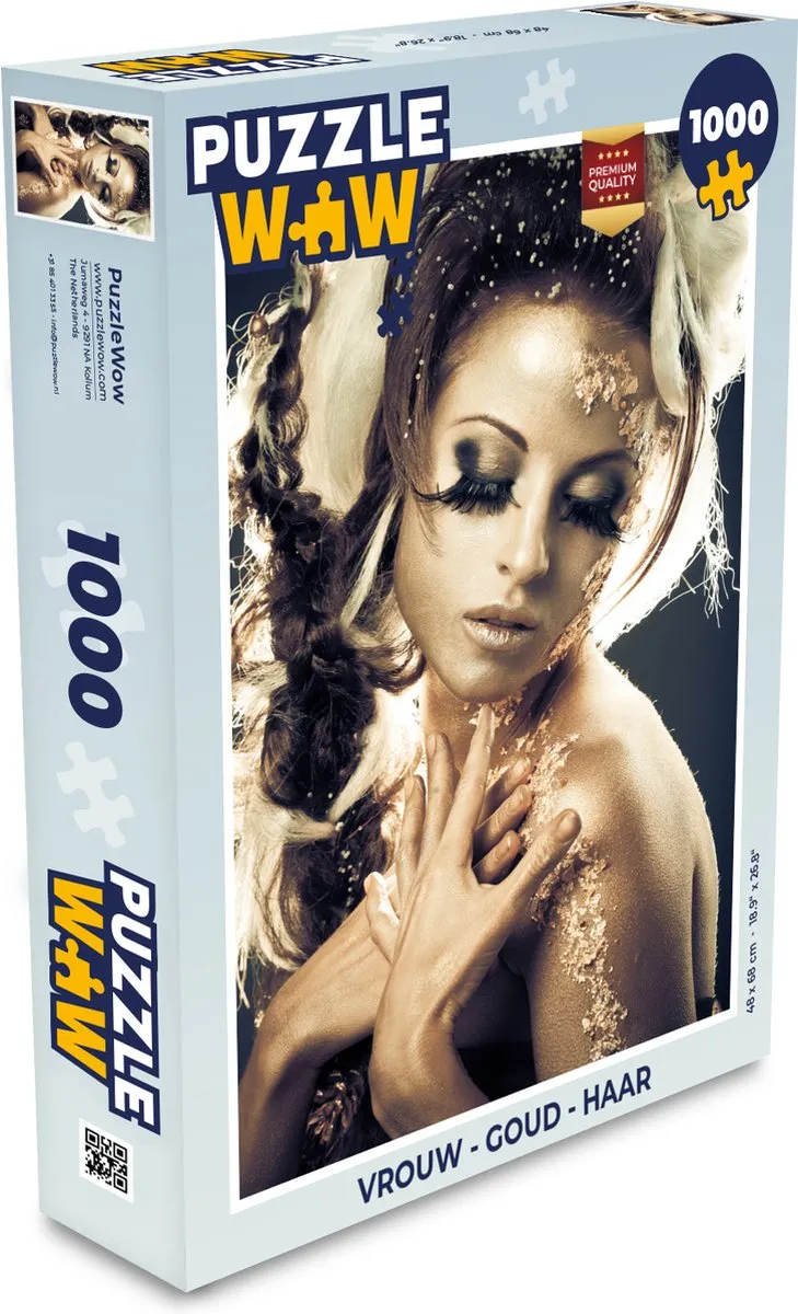 PuzzleWow Haar Legpuzzel 1000 Stuks