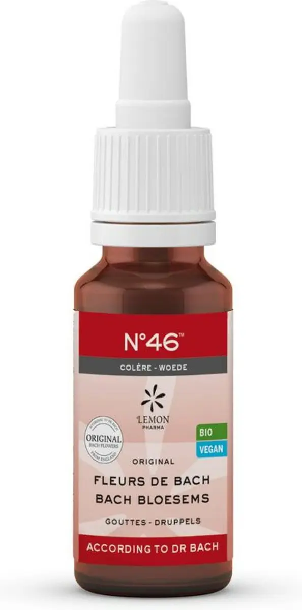Bach Bloesem N°46 Druppels Woede 20ml